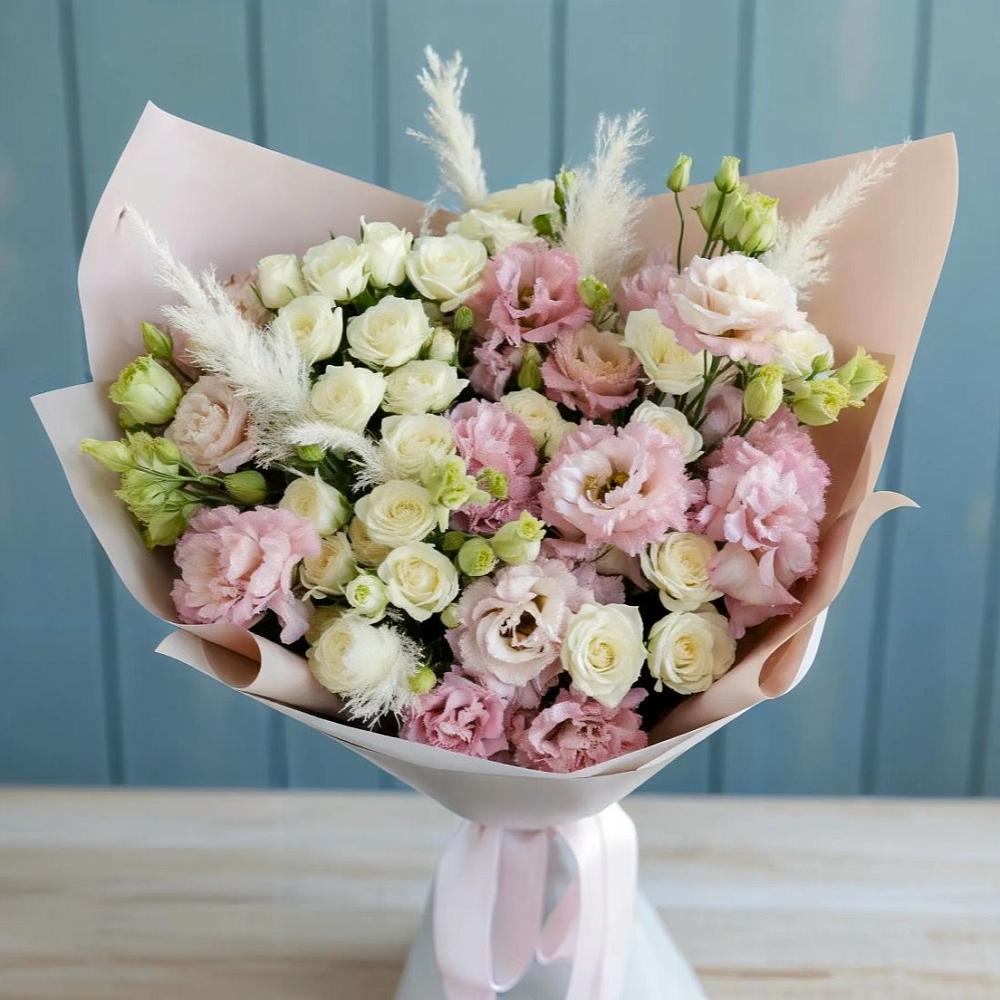 Букет цветов из: Альстромерии и Розы в Волченки