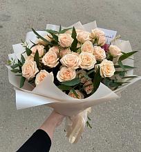 Букет Кремовые розы Латте в Волченки