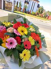 Букет цветов из:  Герберы #REPLACE_PRED# Волченки