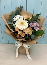 Букет цветов из:  Герберы и Хризантемы в Волченки