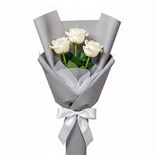 Букет 3 белые розы #REPLACE_PRED# Волченки