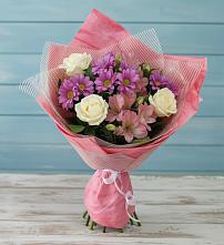 Букет цветов из:  Герберы в Волченки
