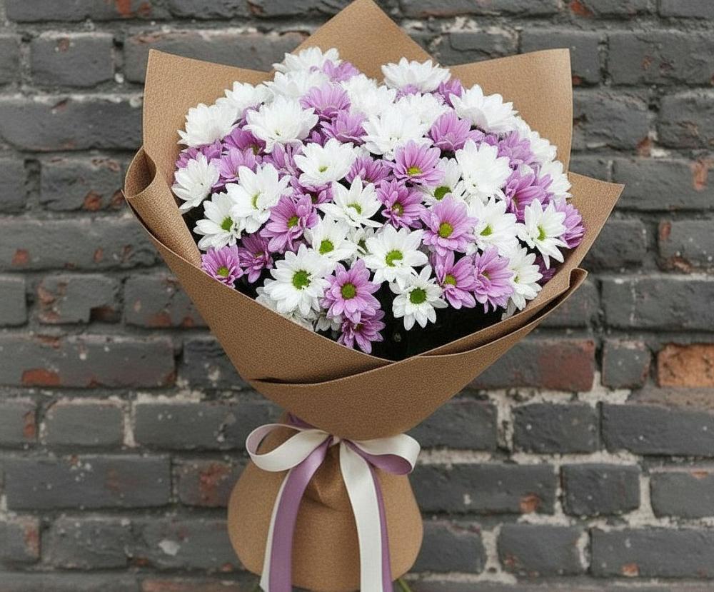 Букет цветов из: Хризантемы в Волченки
