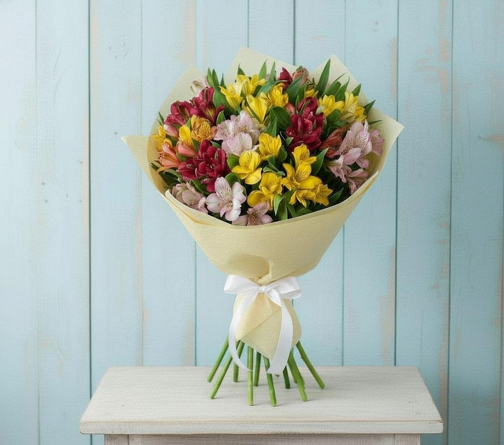 Букет цветов из: Альстромерии в Волченки