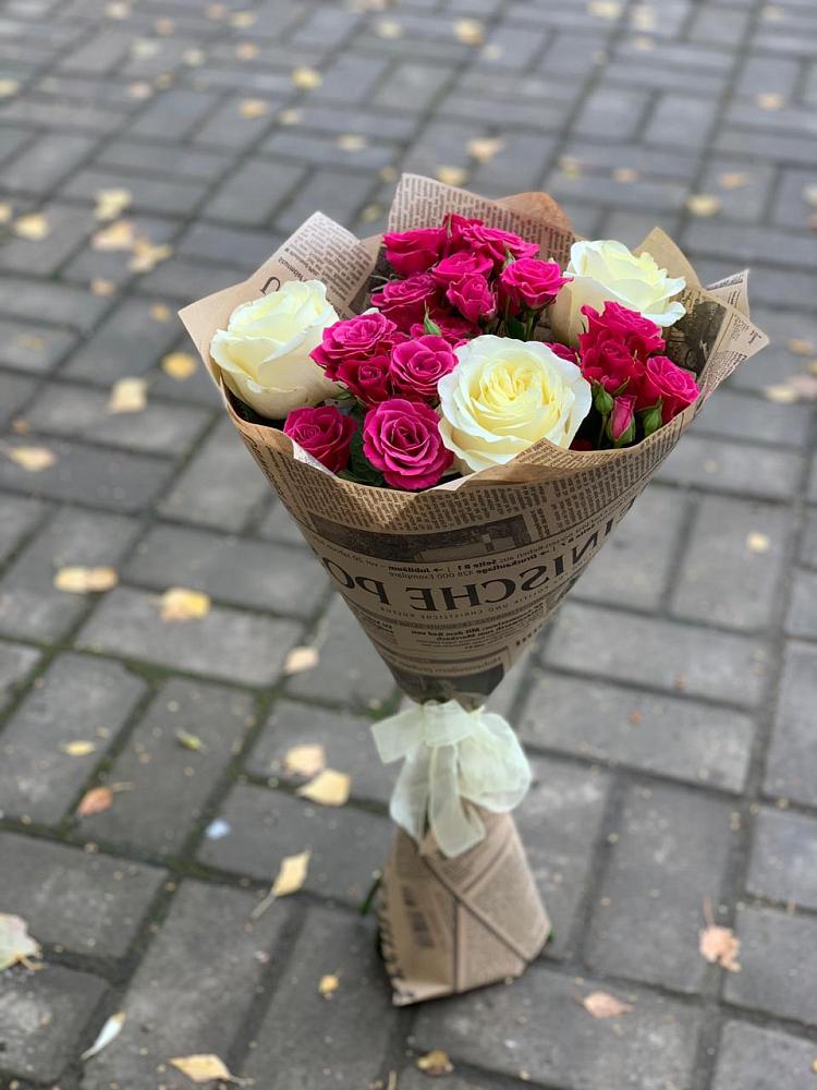 Букет цветов из: Розы в Волченки