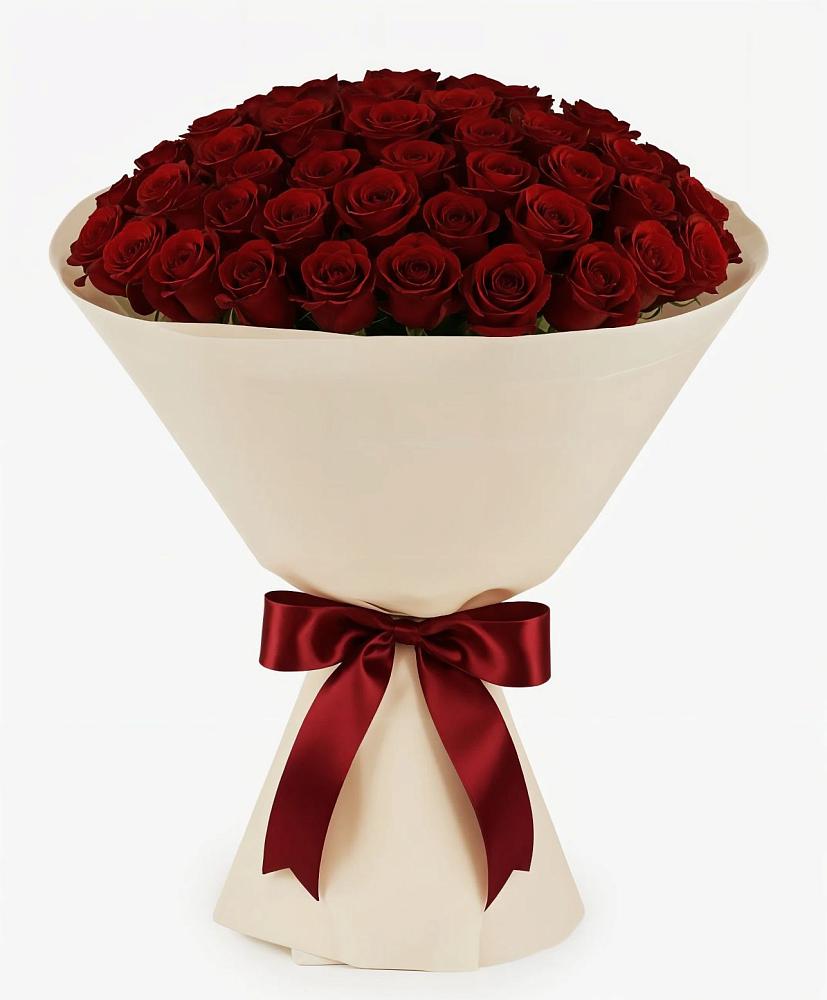 Букет 101 Бордовая роза Блэк Бакарра в Волченки