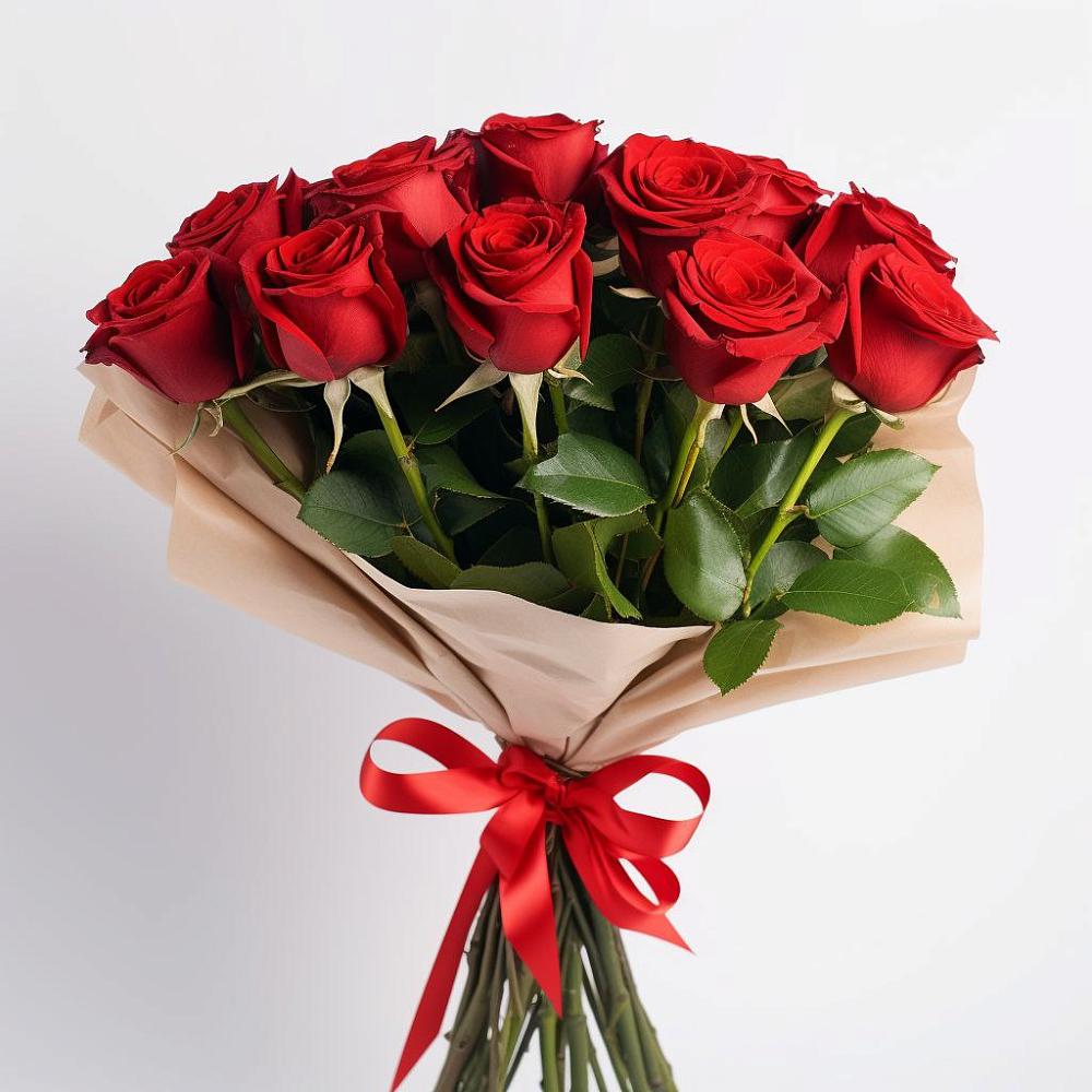 Букет 11 Красных роз Эдлесс Лав в Волченки